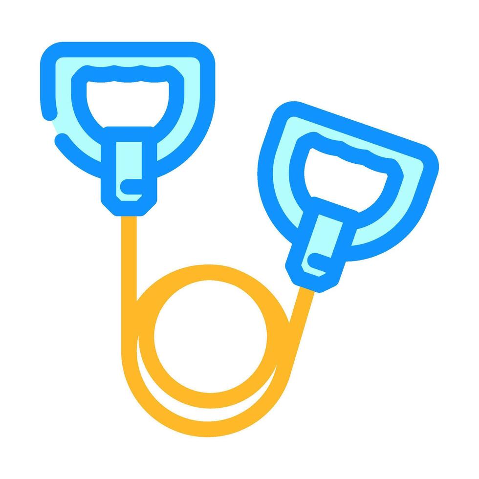 wire saw titanium ultralight color icon illustration vector