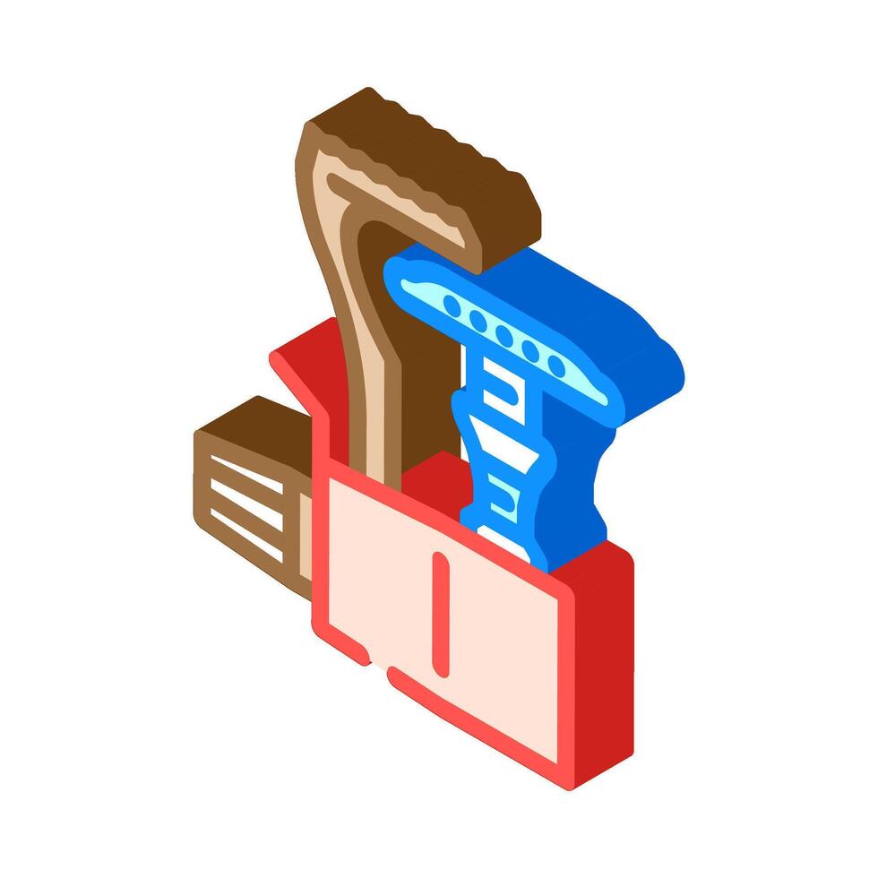 natural gas burner stove isometric icon illustration vector