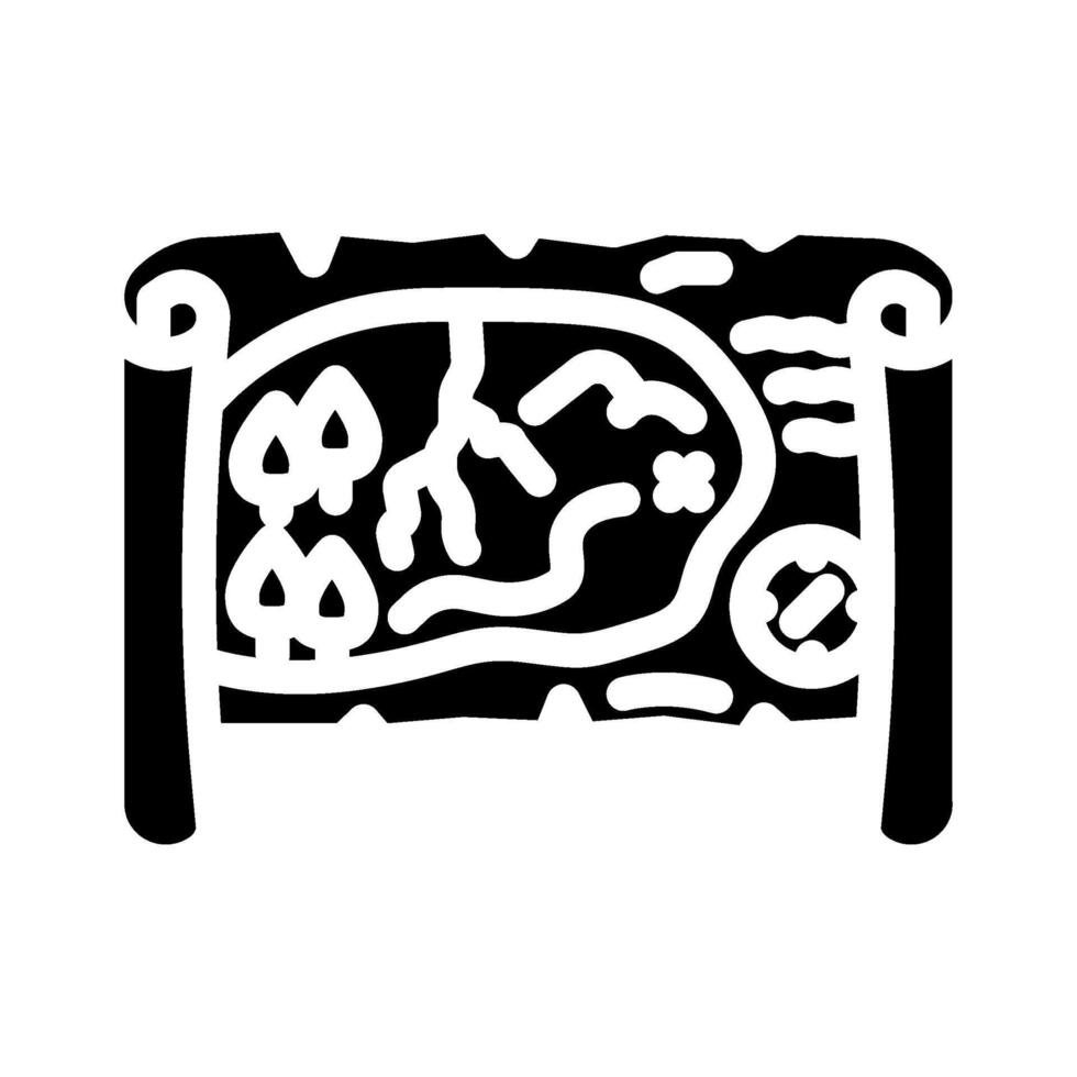 old world maps geographical discoveries glyph icon illustration vector