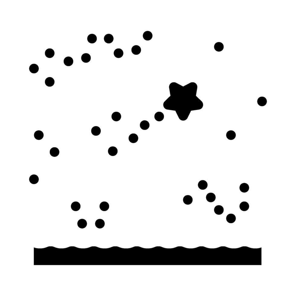 navigation star geographical discoveries glyph icon illustration vector