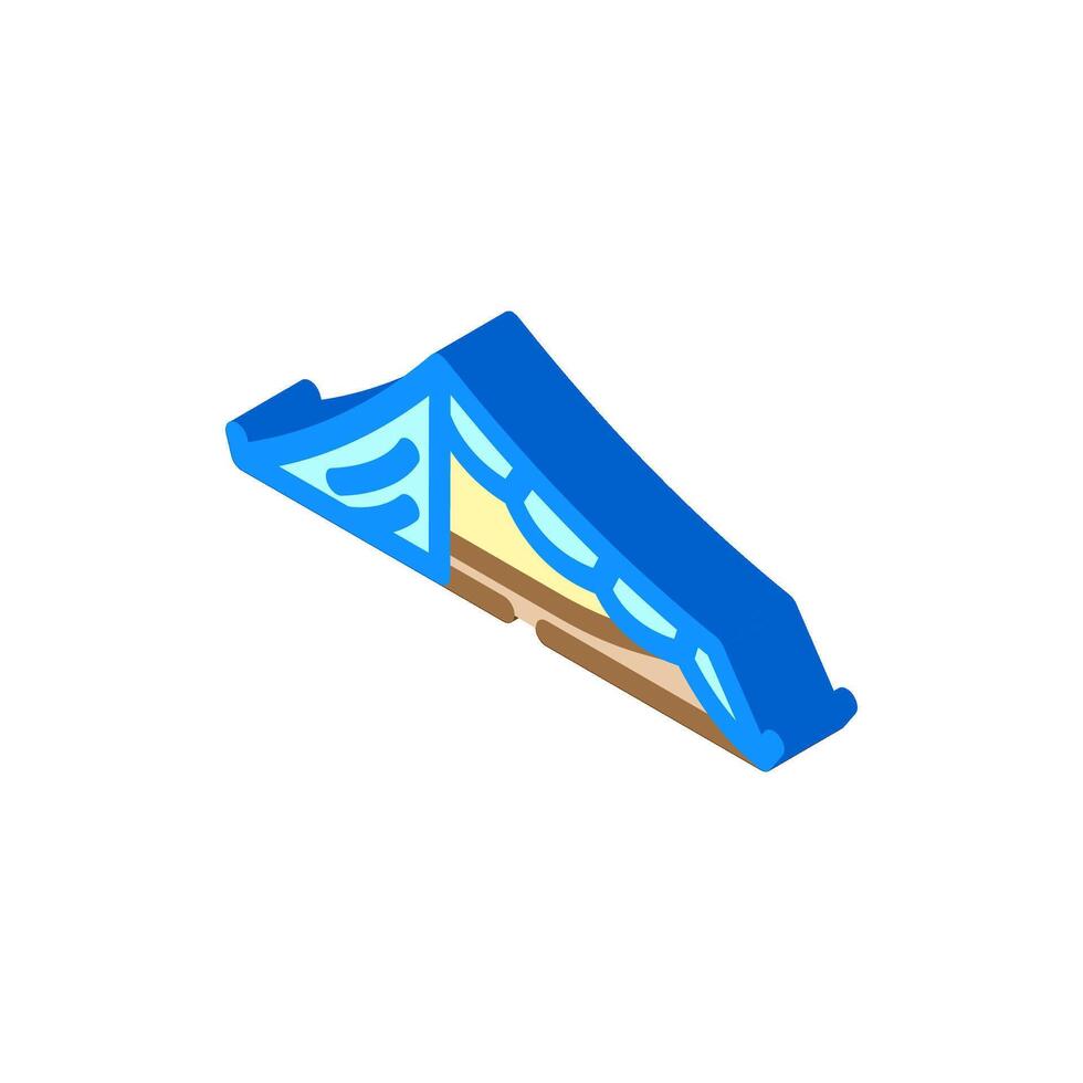 ultralight tent isometric icon illustration vector