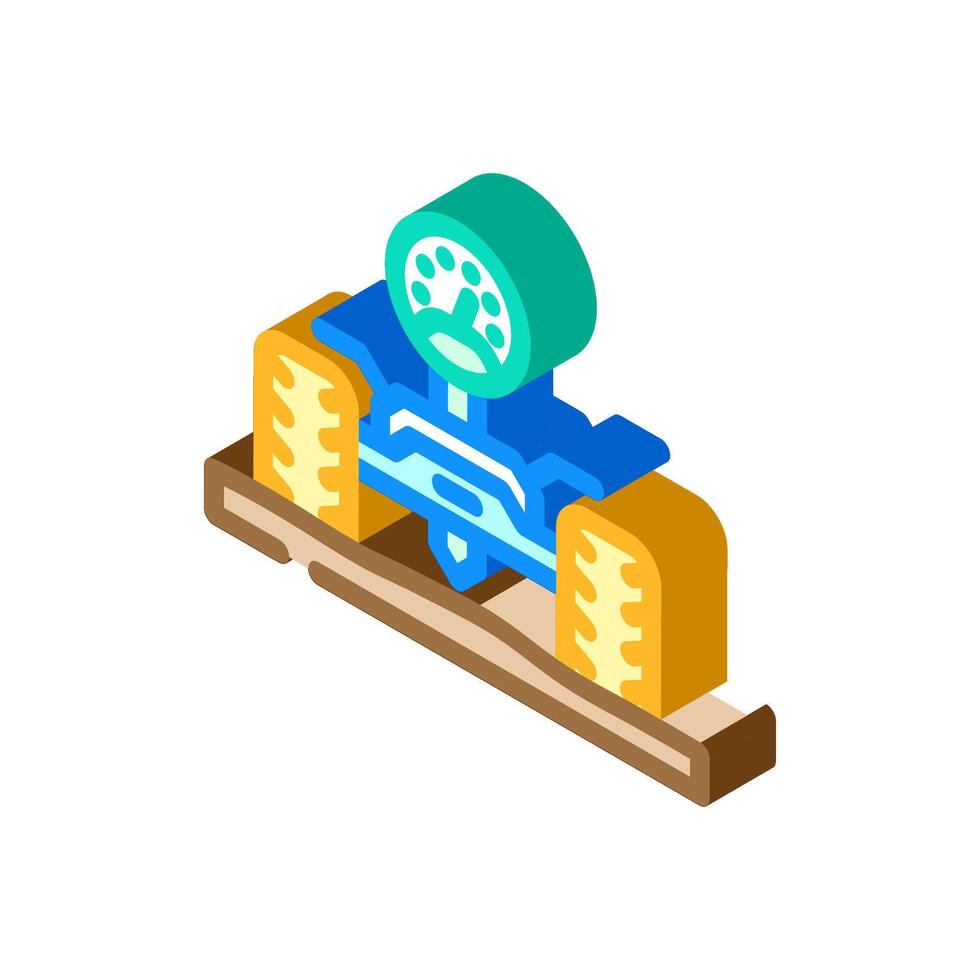 soil analysis robot harvests isometric icon illustration vector
