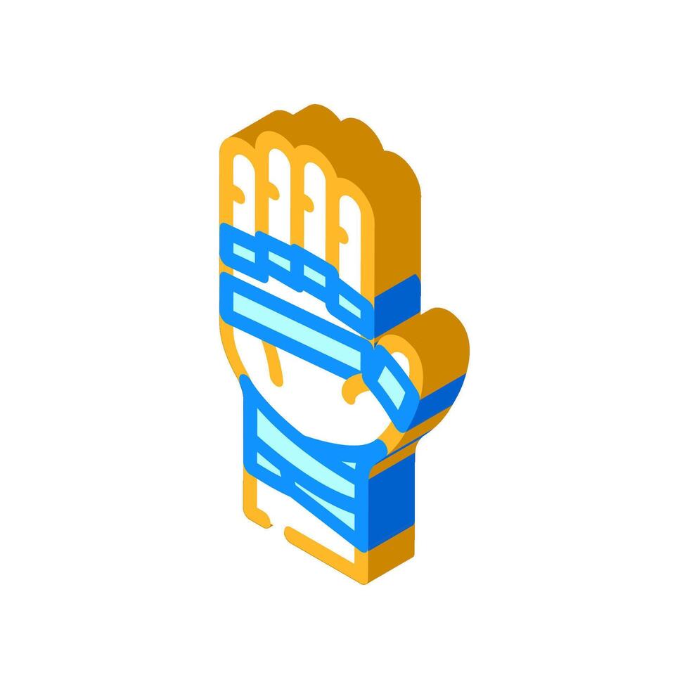 tape rock climbing isometric icon illustration vector