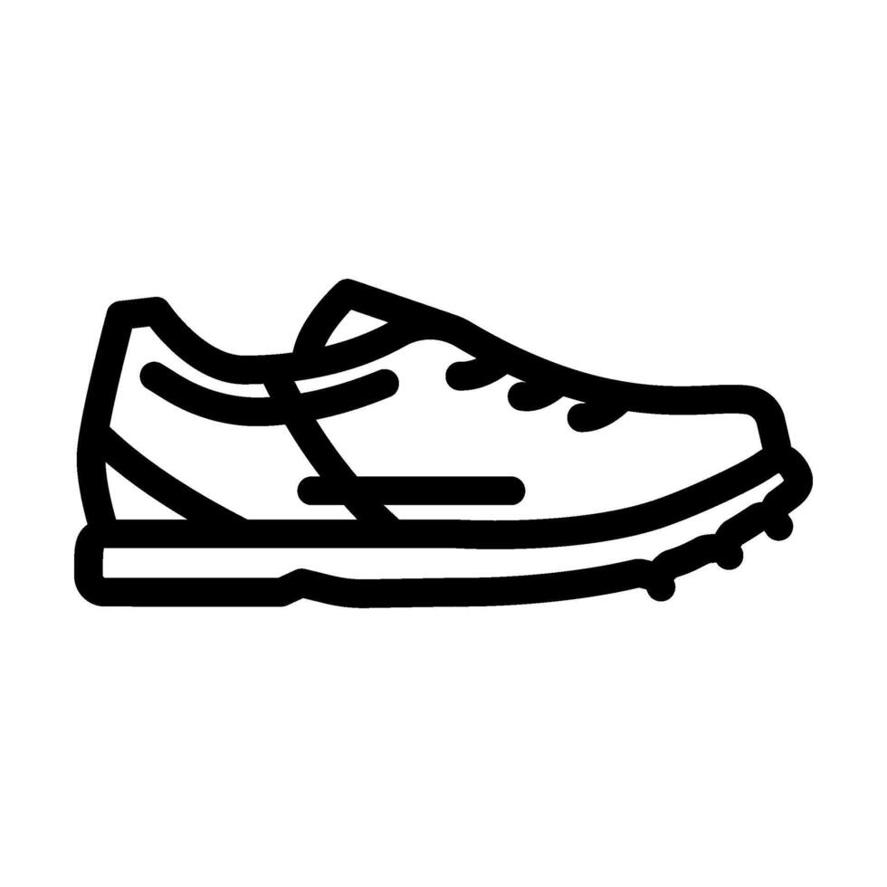 spikes shoes running accessories line icon illustration vector
