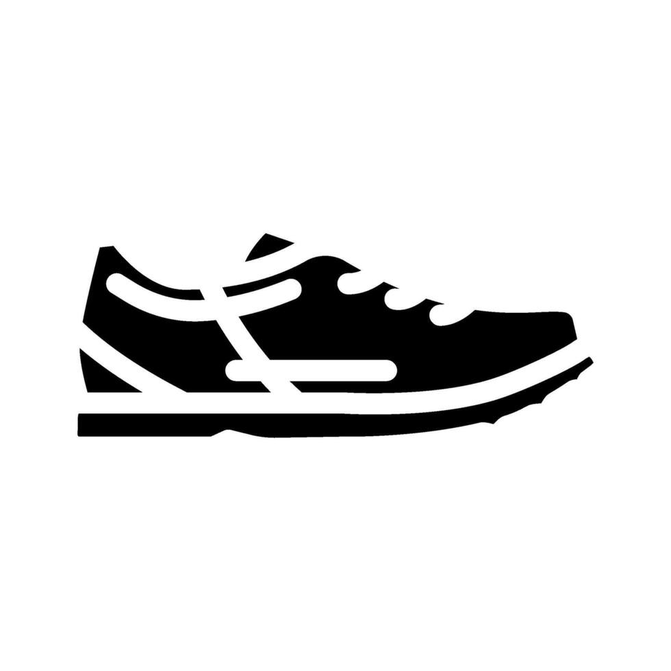 spikes shoes running accessories glyph icon illustration vector
