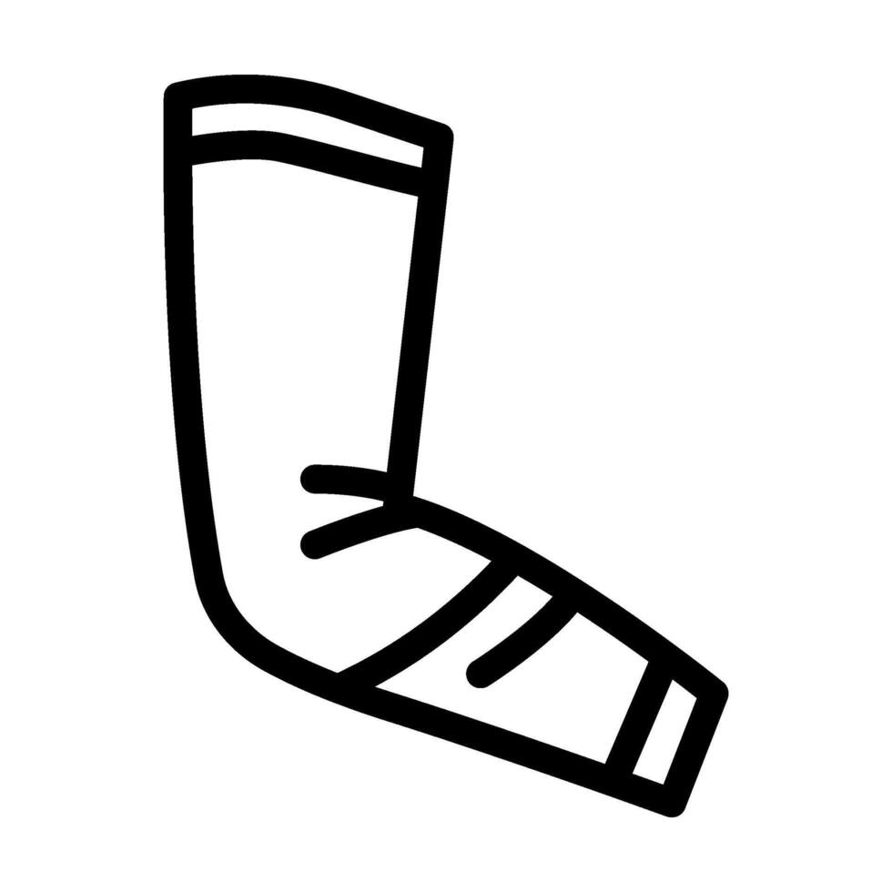 arm sleeves running accessories line icon illustration vector