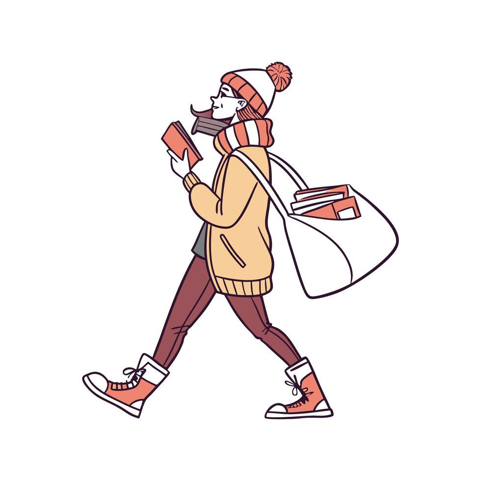 Charming Travel Fashion Model Design 3. vector