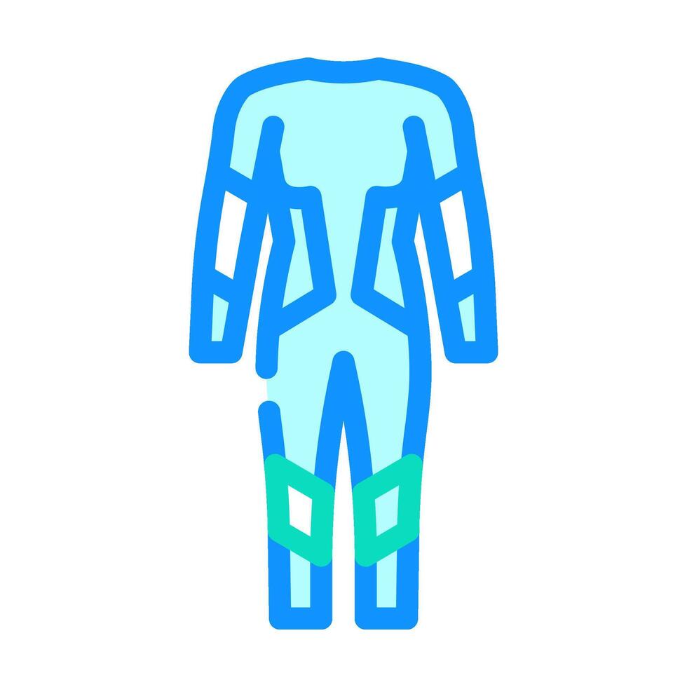 wet suit water trip tourism color icon illustration vector