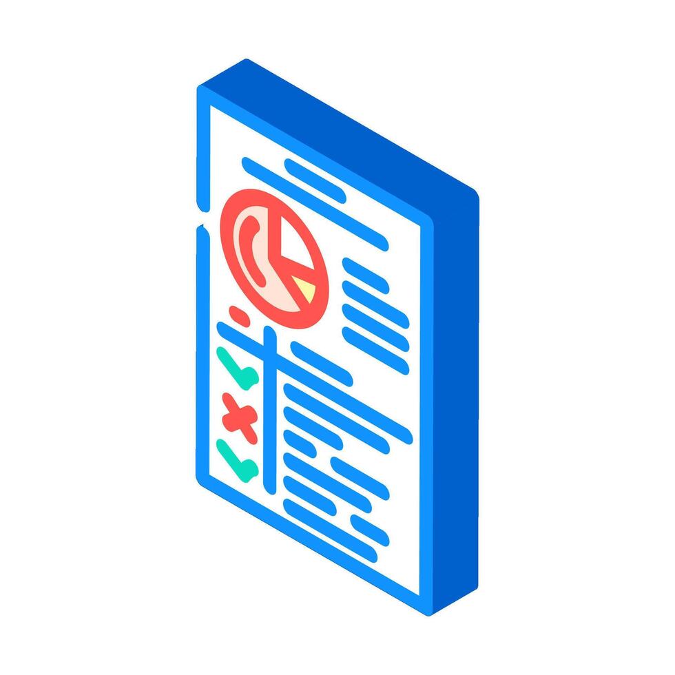 expense reports budget planning isometric icon illustration vector