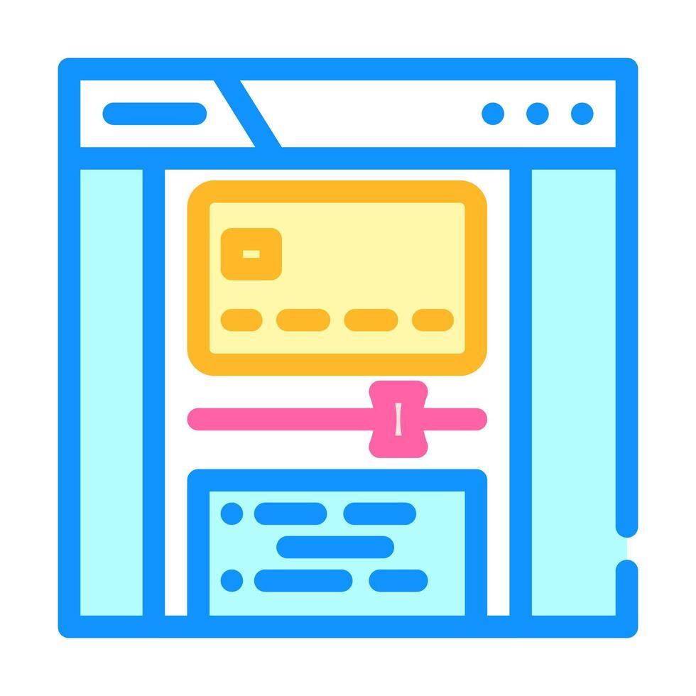 spending limits budget planning color icon illustration vector