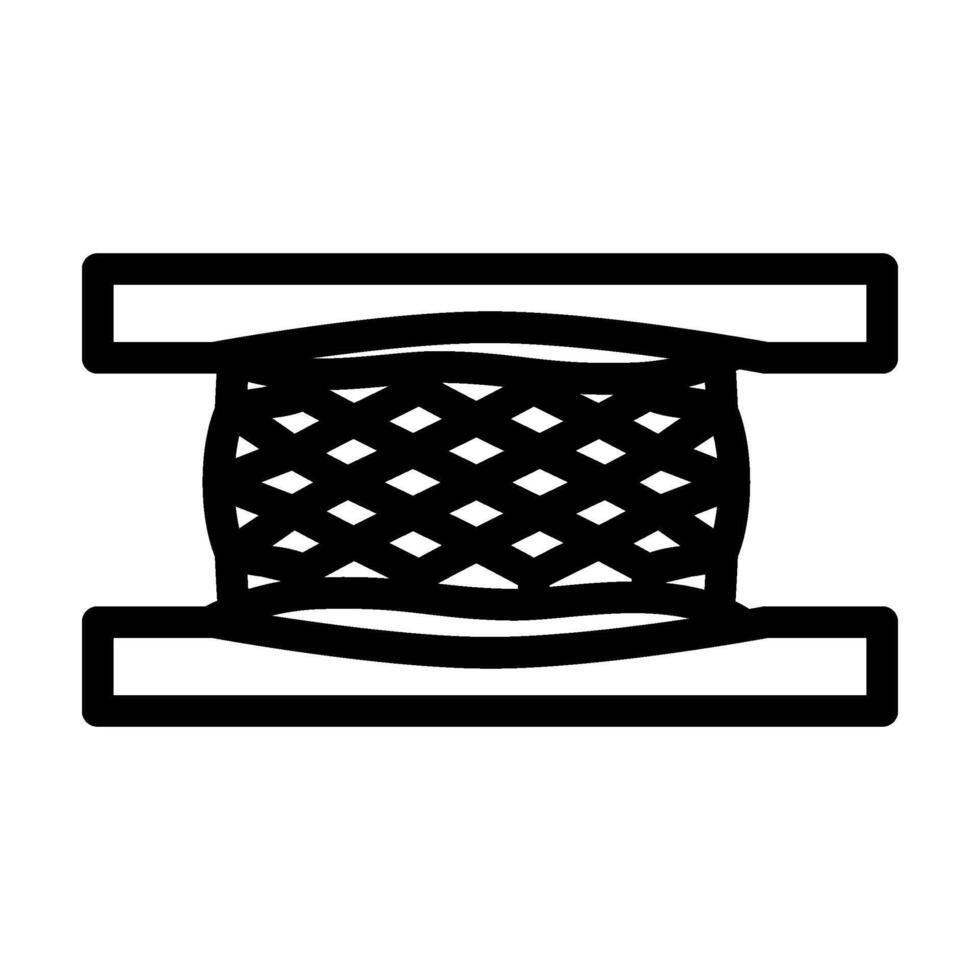 coronary stent cardiology line icon illustration vector