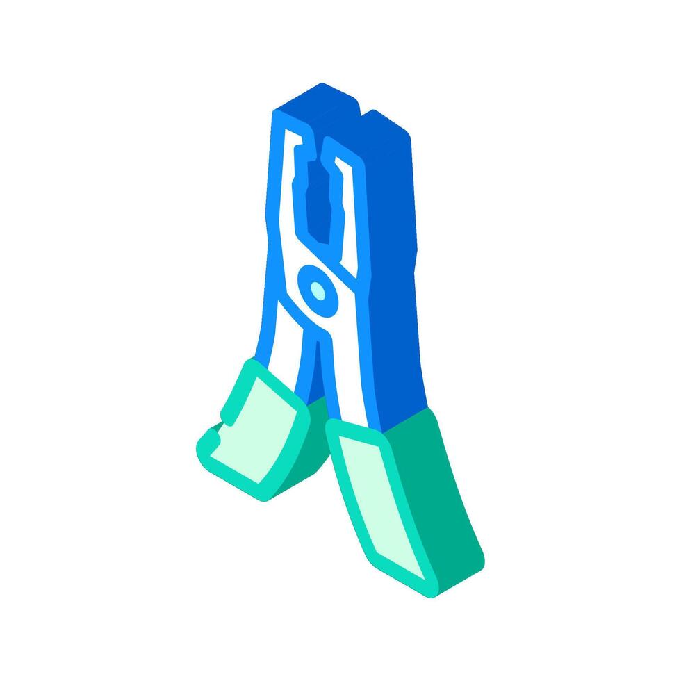 bracket remover orthodontist isometric icon illustration vector