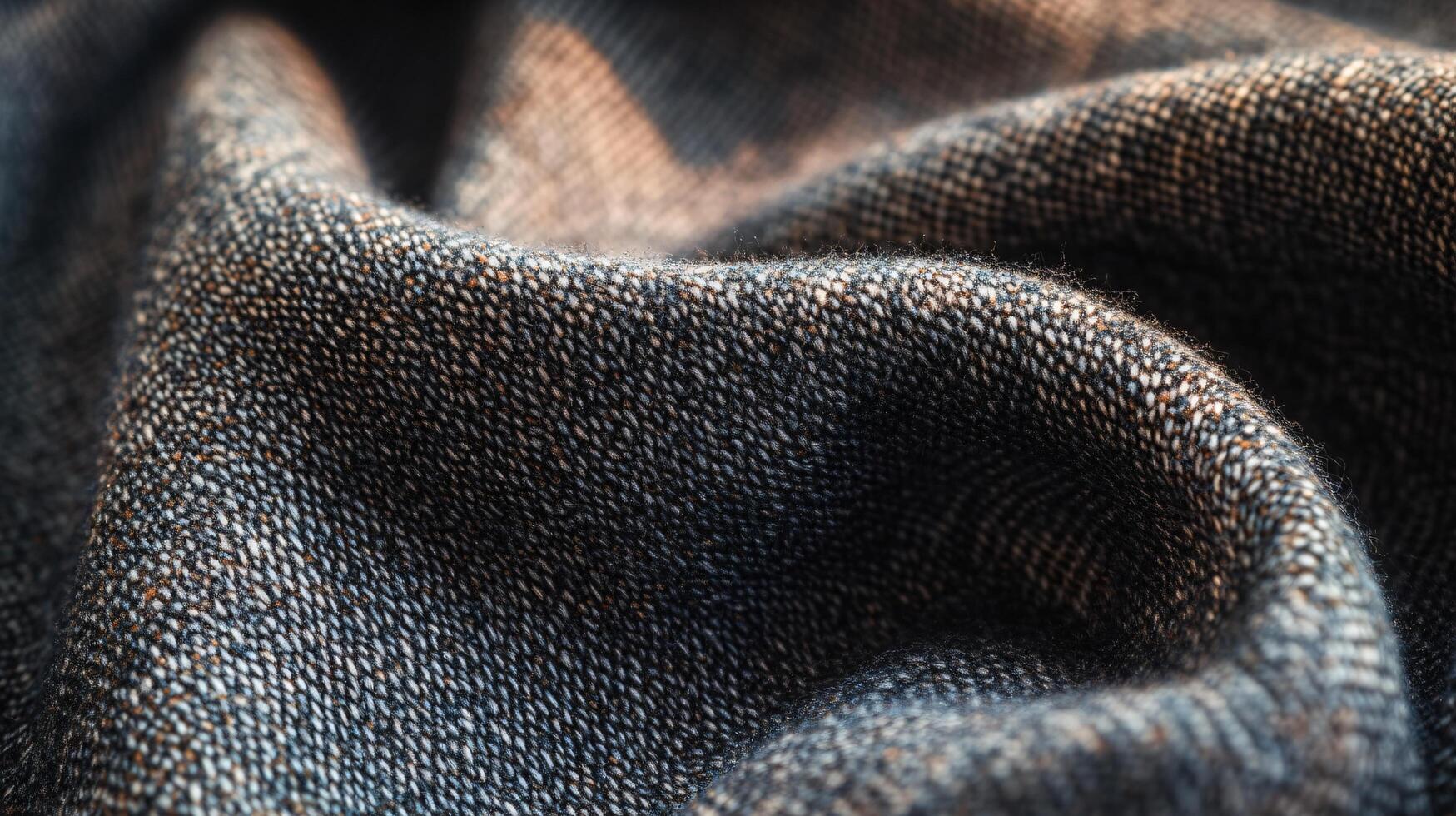 A close up of a blue fabric with a pattern photo
