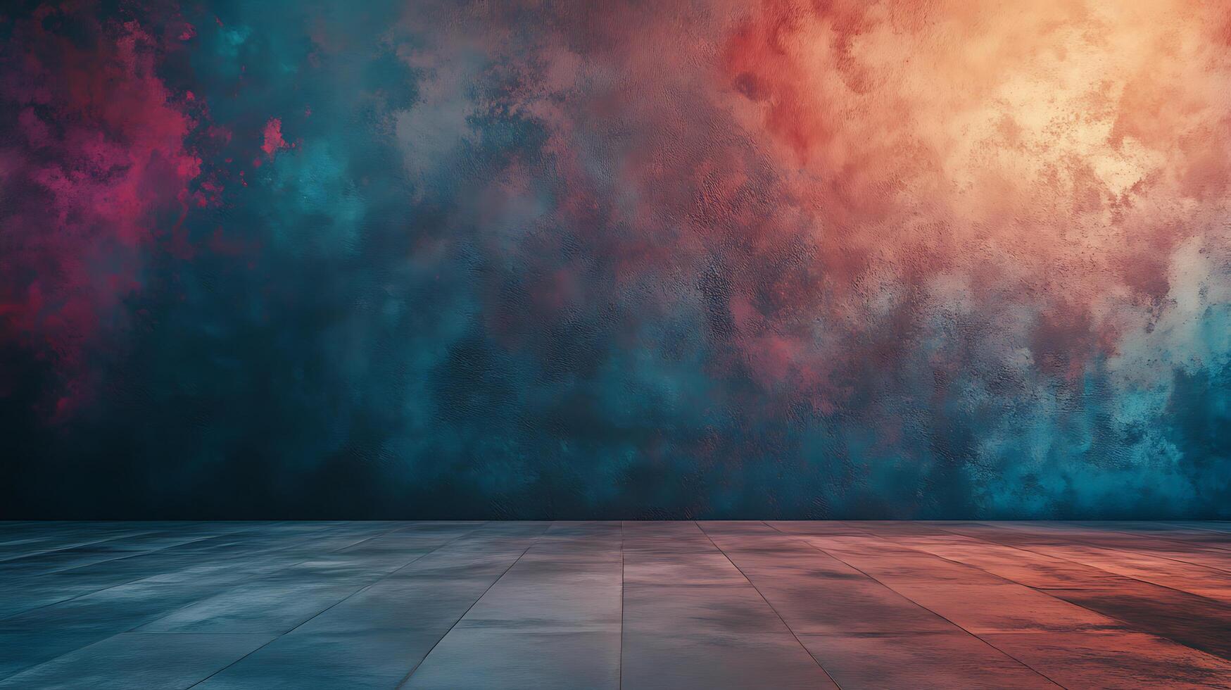 A colorful background with a blue and purple sky photo