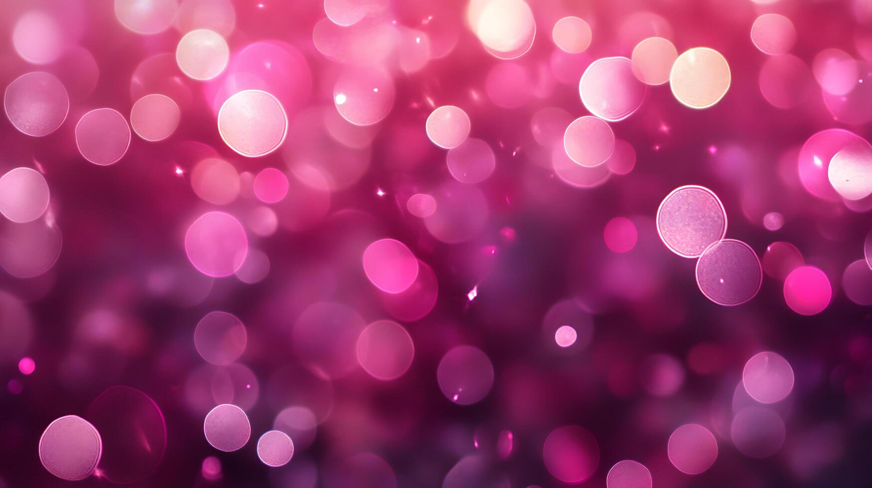 Bokeh Lights in Pink Hues Creating Dreamy Effect photo