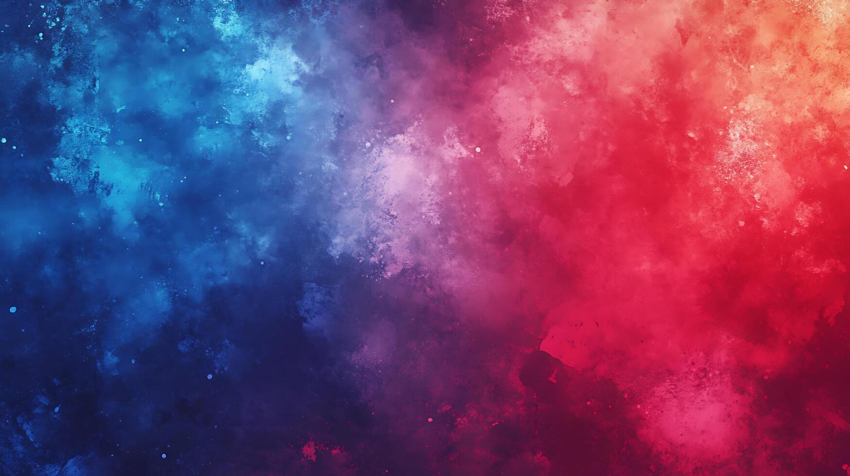 Abstract blend of cool blues and warm reds creates a dynamic and visually stunning background A vibrant watercolor-inspired design photo