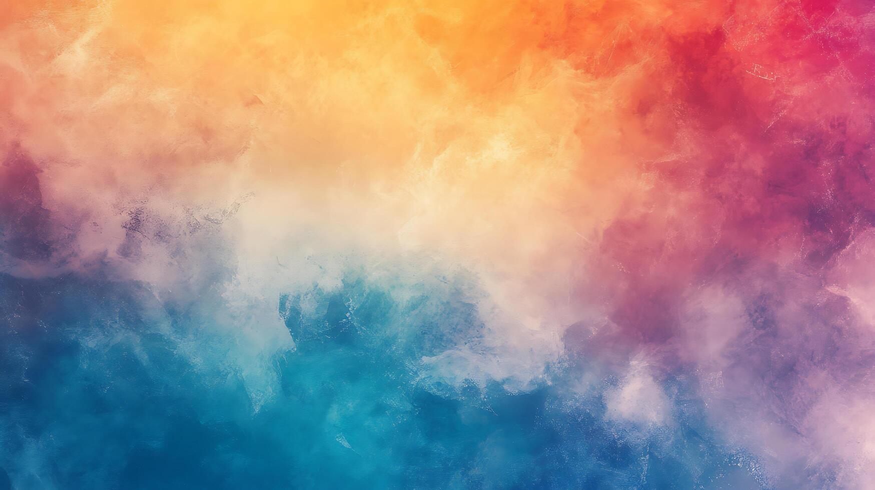 Colorful abstract background blending orange red purple white and blue creating a dreamy ethereal artistic watercolor effect photo