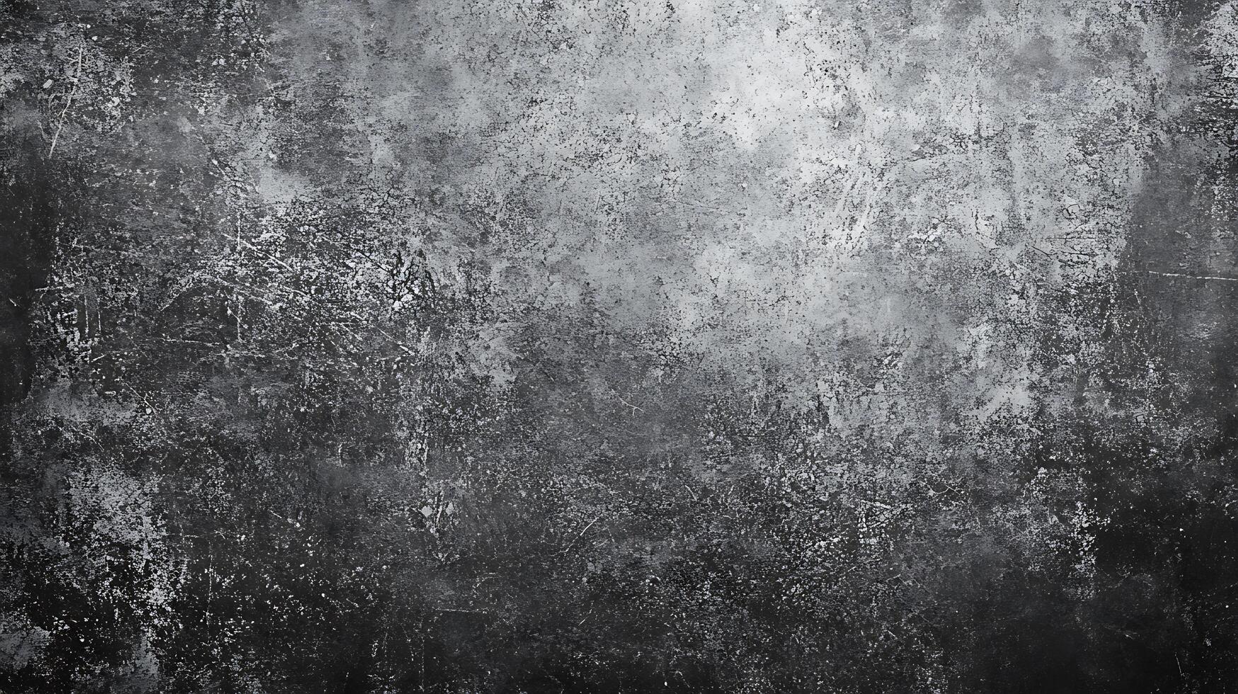 Grungy black and white surface with uneven texture scratch marks and gradient shade variations offering an abstract and industrial feel photo