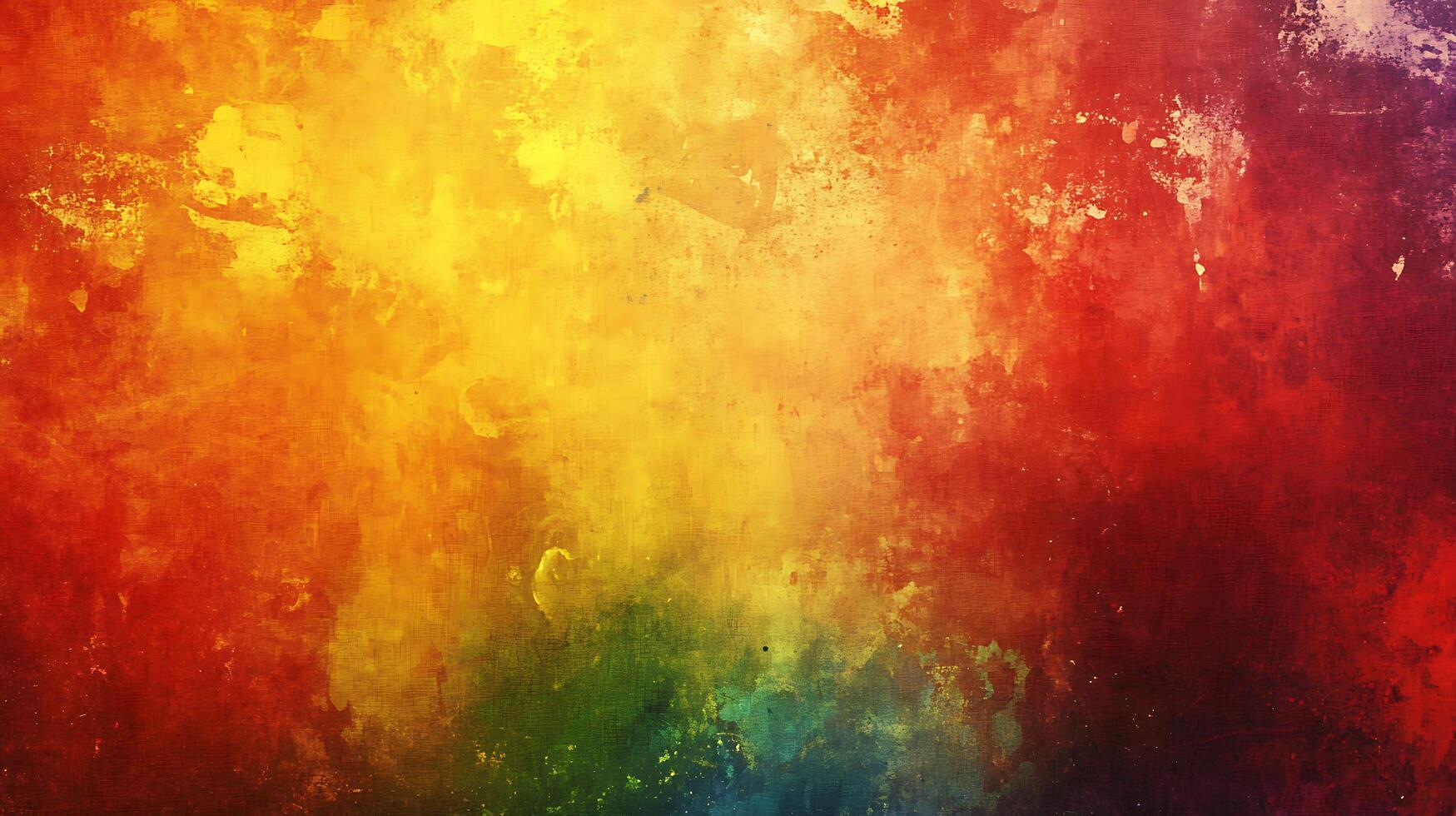 Colorful textured painting reminiscent of a vibrant sunset blended with earth tones creating an abstract landscape Artistic design photo