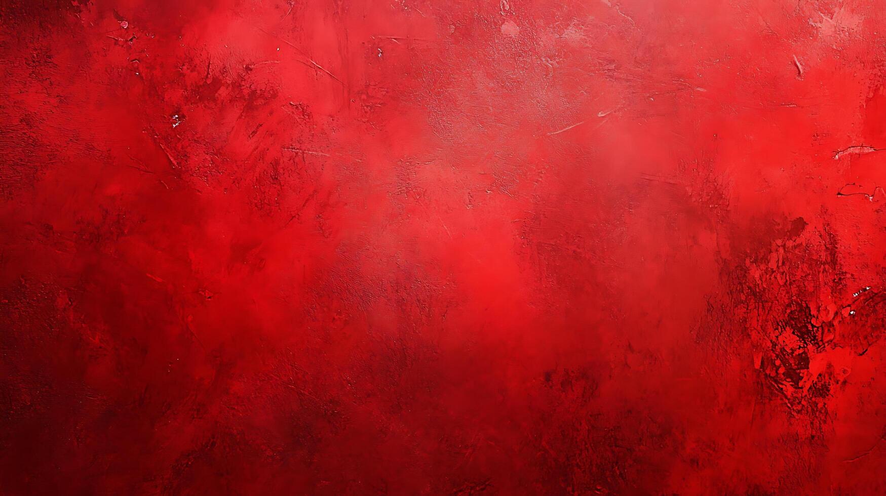 A textured surface is washed in shades of red with light and dark tones creating depth and visual interest on the art piece photo