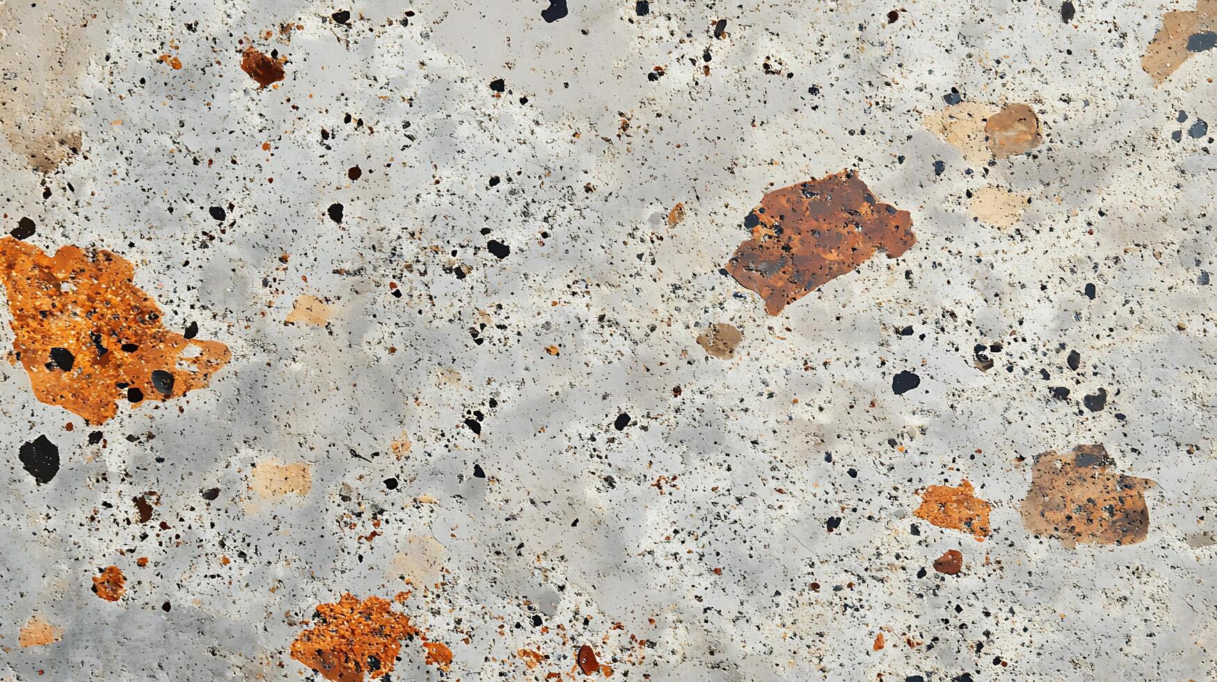 Detailed view of rough concrete surface with speckled rock aggregate in warm brown tones Architecture backgrounds and construction design photo