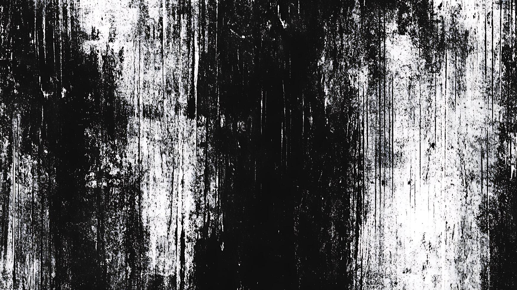 Distressed surface with contrasting dark and light tones textures creating a sense of aged decay evoking gritty atmosphere or abstract art photo