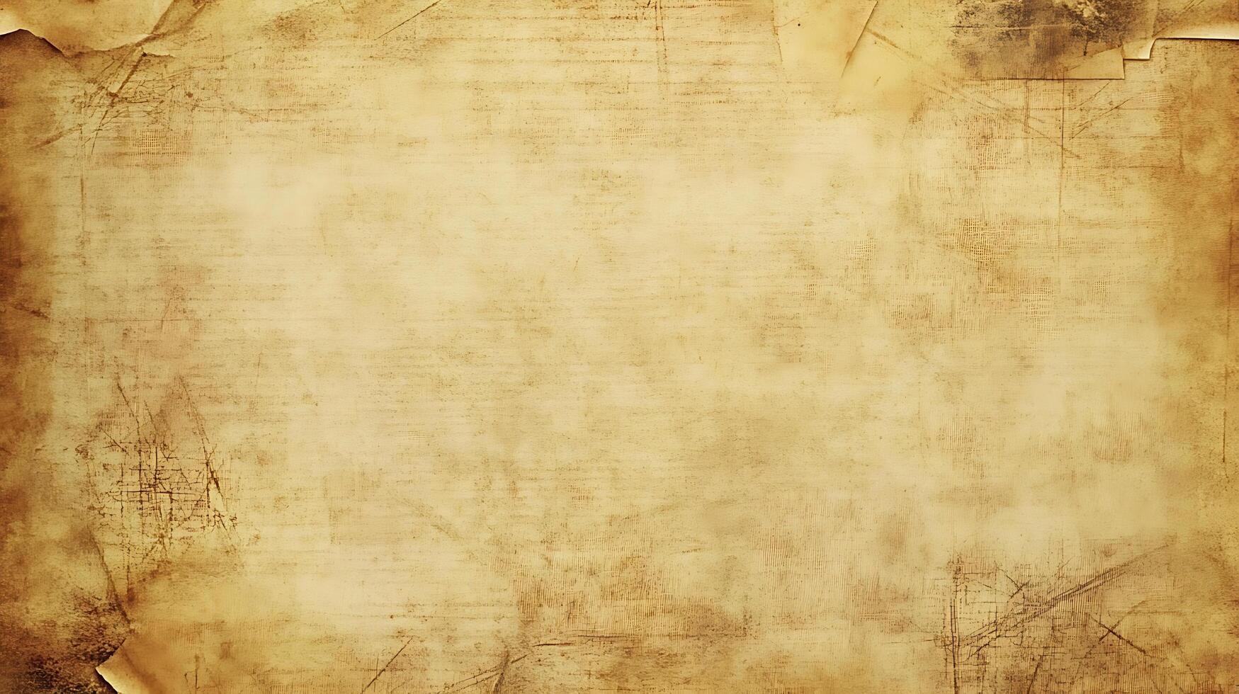 Aged parchment background with textures folds and imperfections evokes history and antiquity Great for vintage designs photo