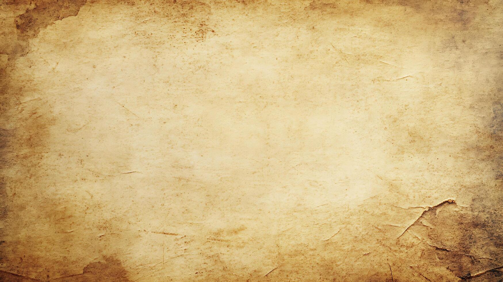 Antique parchment background with a natural aged look Vintage paper texture for writing mapping or creating unique artistic effects photo