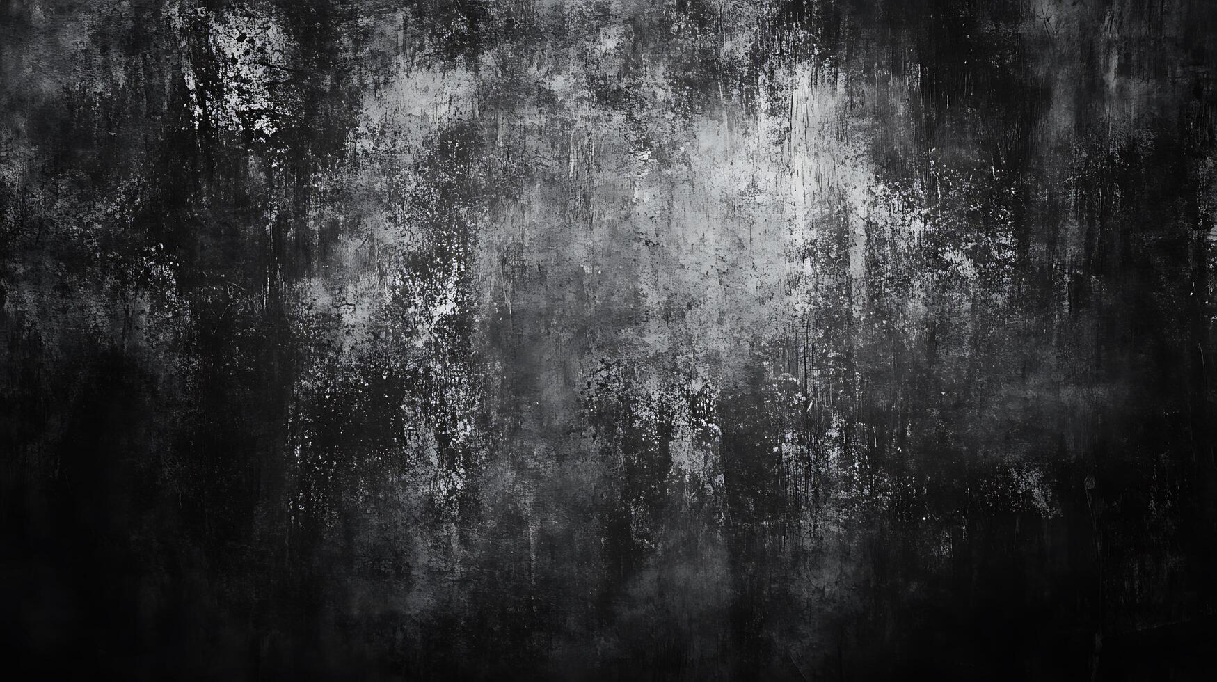Monochromatic texture featuring patterns in stark black white and gray creates an aged and distressed backdrop with a rough texture photo