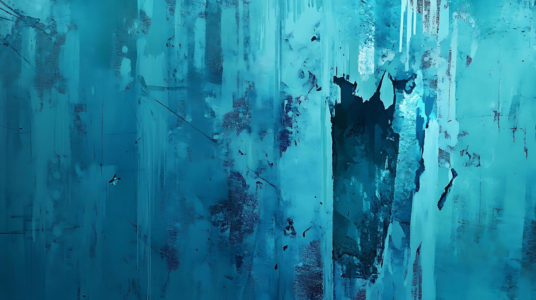 Abstract icy blue background with textured pattern and vertical strokes Evokes a sense of cold depth and creative expression photo
