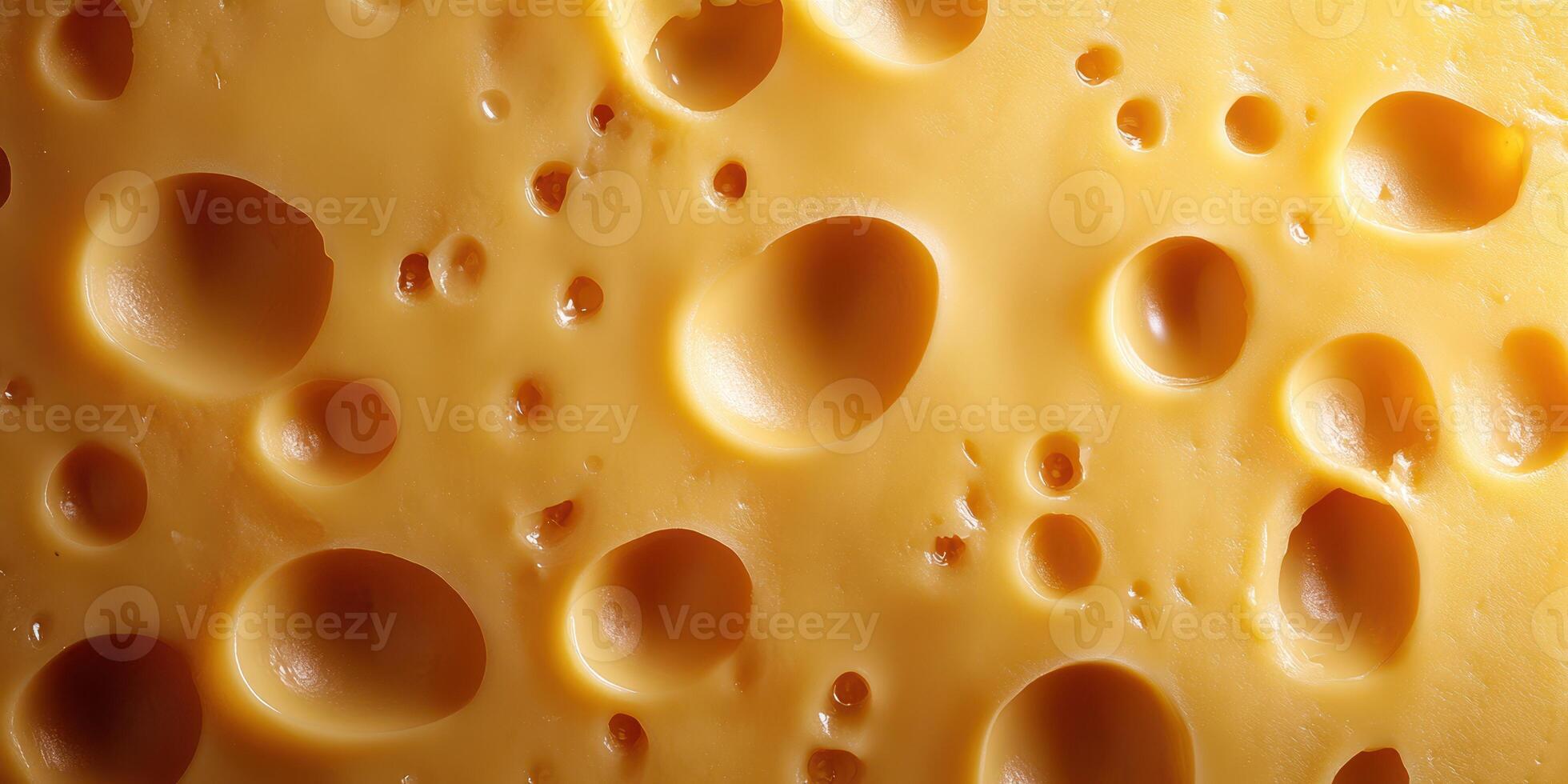 Swiss cheese close-up showcasing unique holes and texture with golden-yellow color, highlighting its distinct characteristics photo