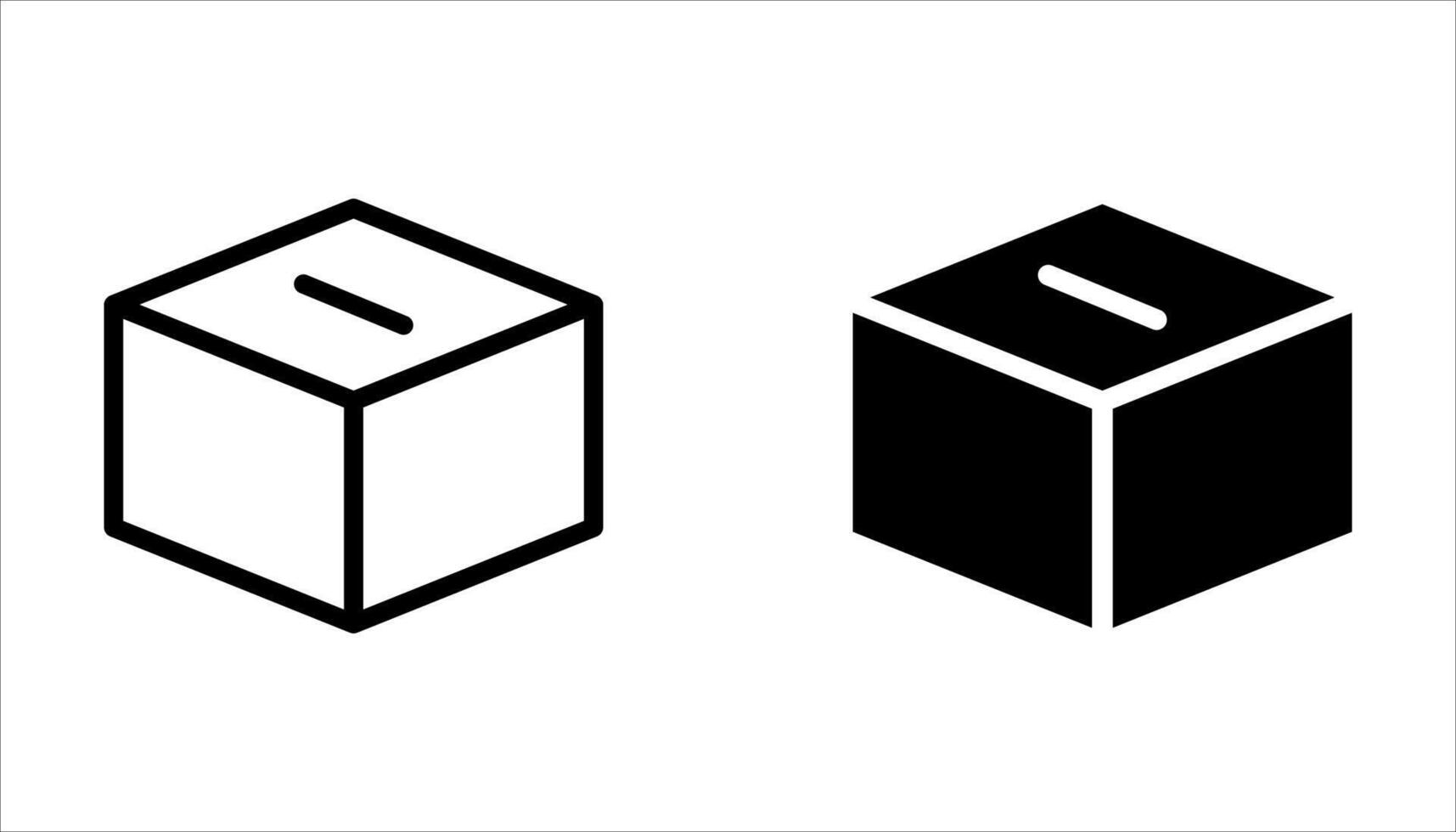 vote icon set on white background. vector