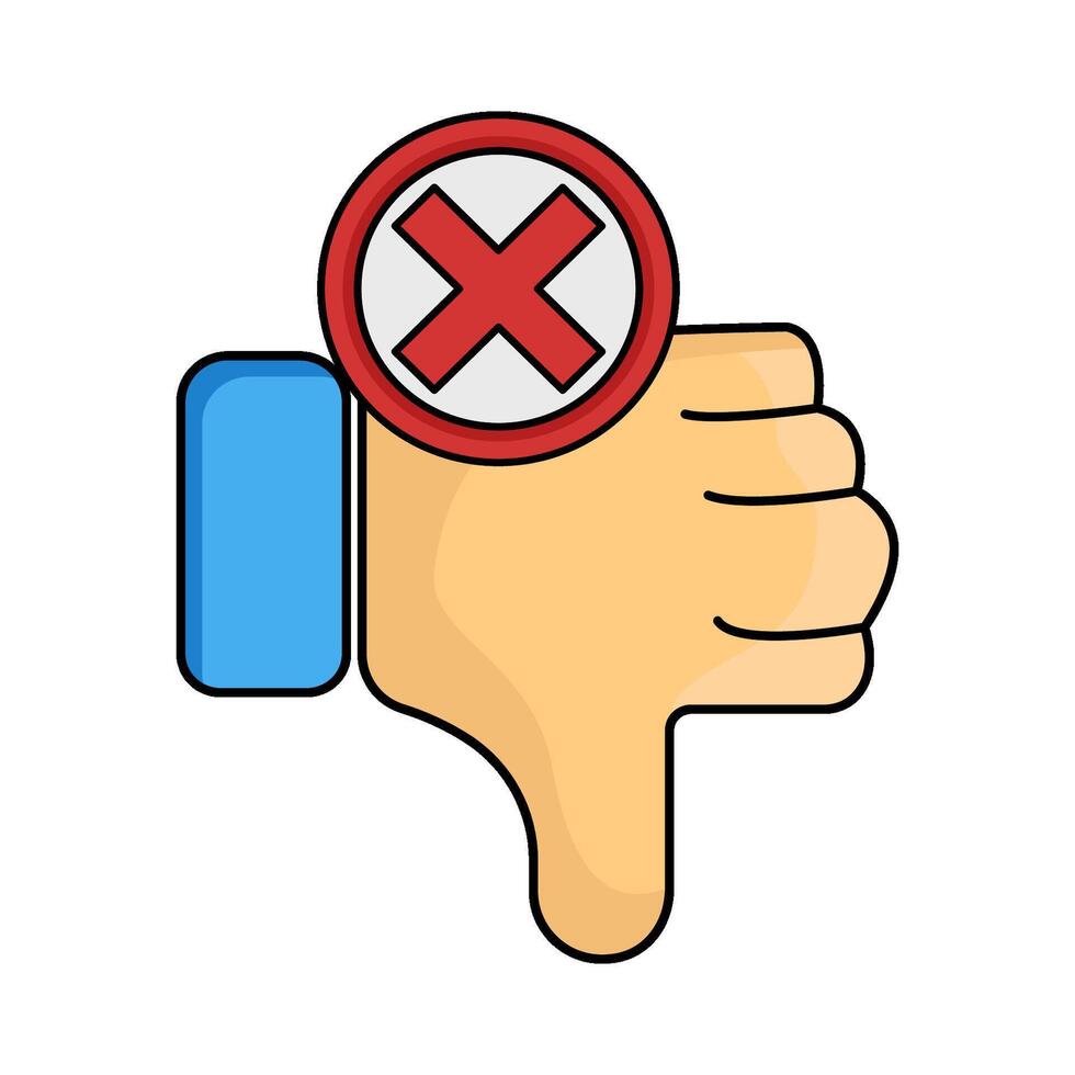 illustration of Canceled vector