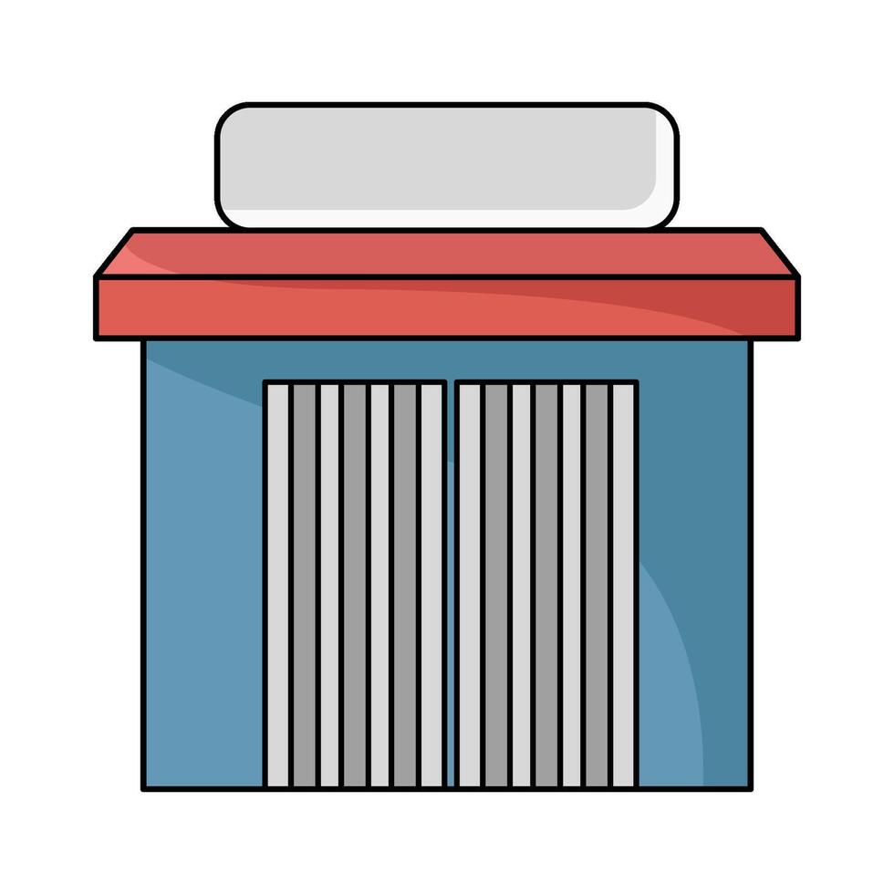 illustration of Business shutdown vector