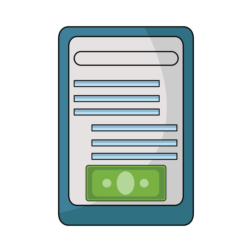 illustration of Debt collection vector
