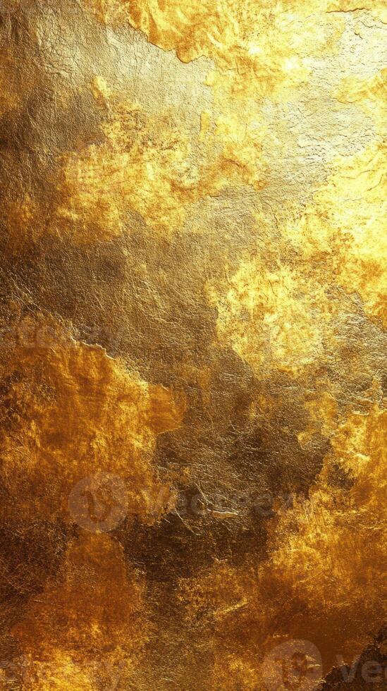 Golden textured surface resembling a natural phenomenon under bright lighting enhances artistic appeal and visual interest photo