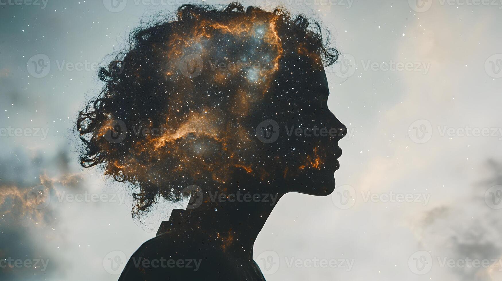 Cosmic inner universe a conceptual exploration of the human mind and vastness of space photo