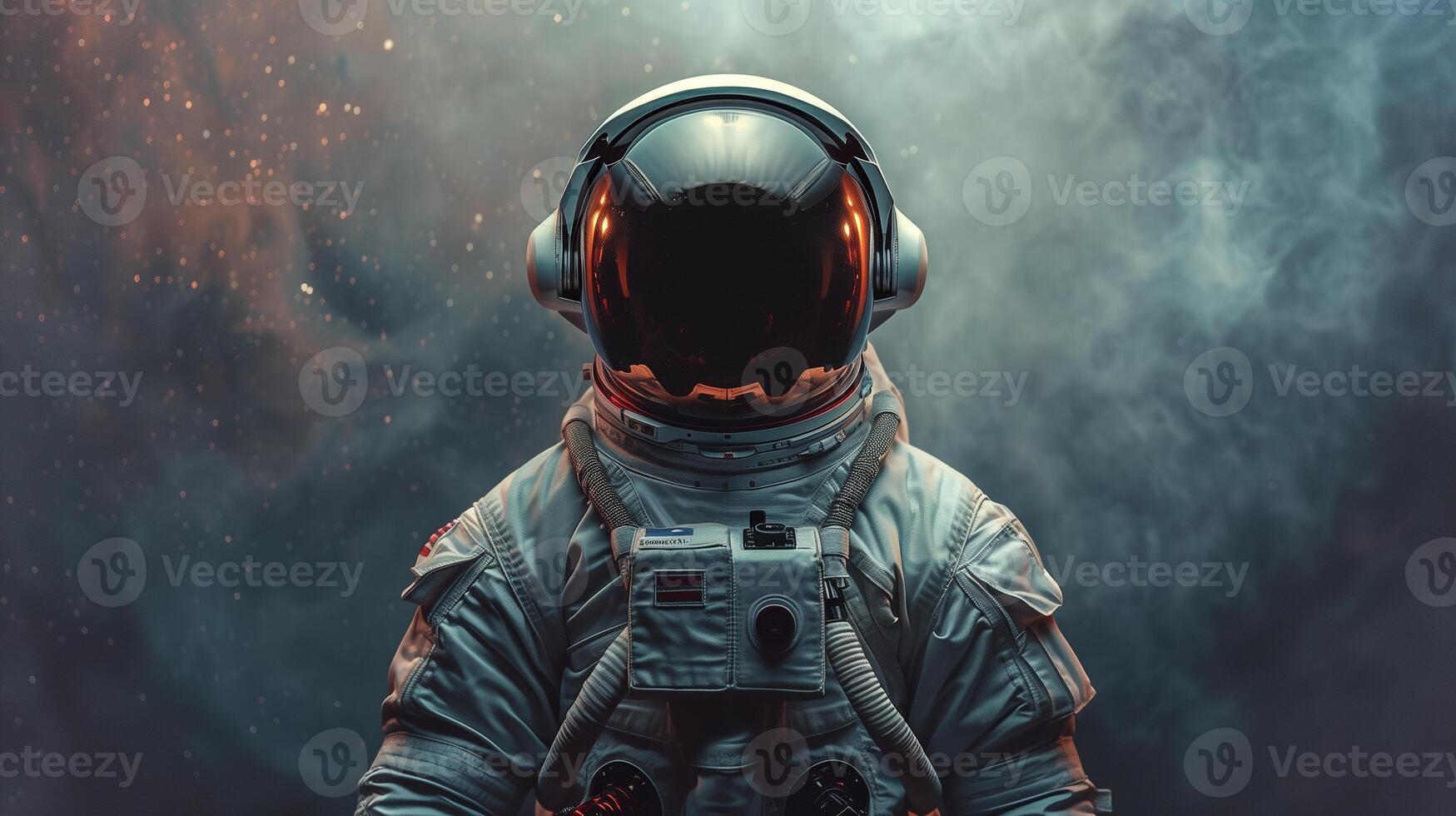 This Astronaut prepares for a suborbital flight, embodying the spirit of modern space tourism. photo