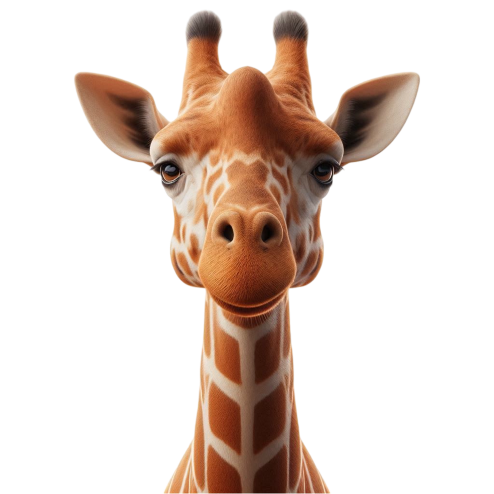 giraffe on transparent png