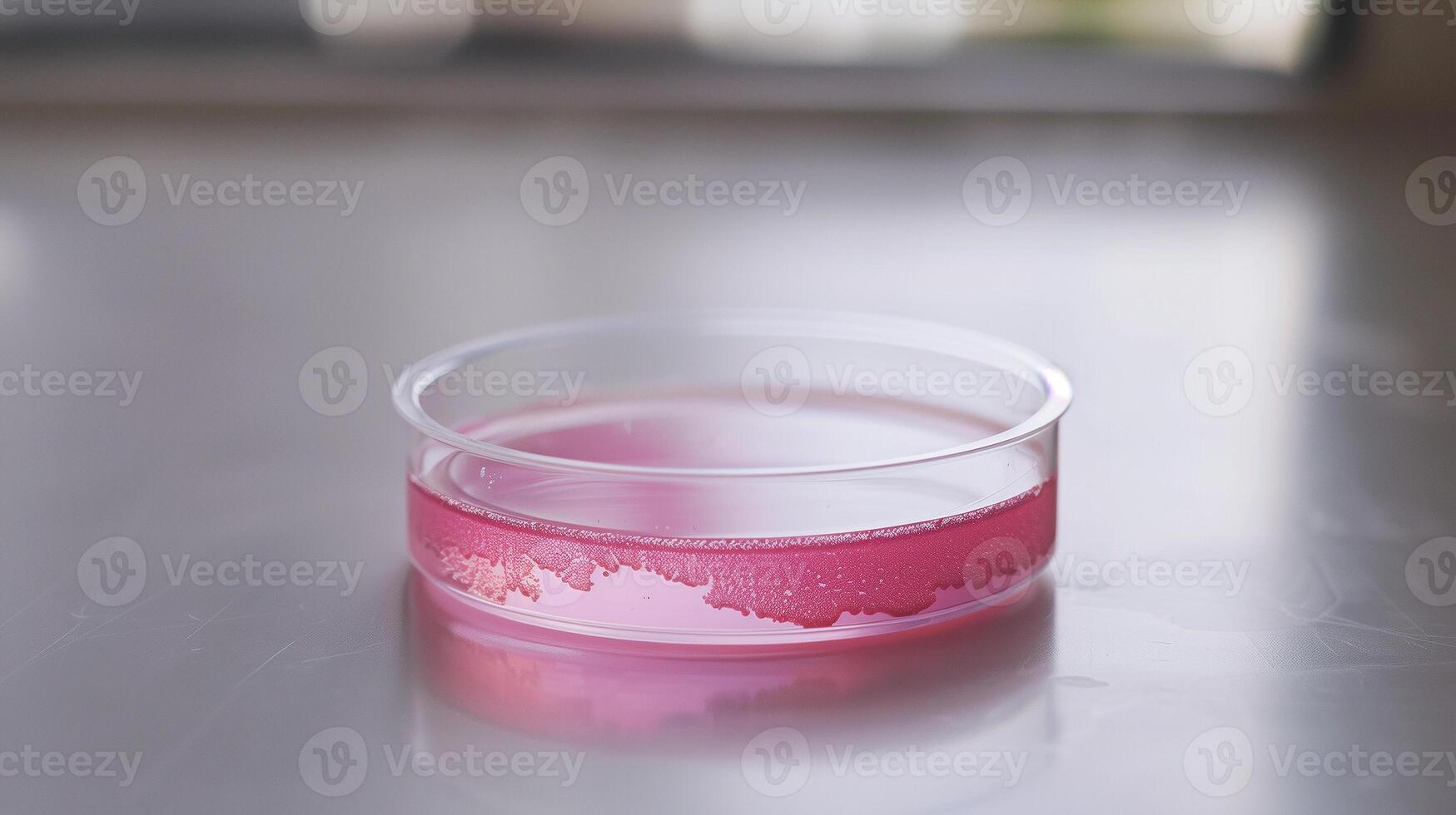 This Stem cells in a petri dish showcase their regenerative properties and research potential. photo