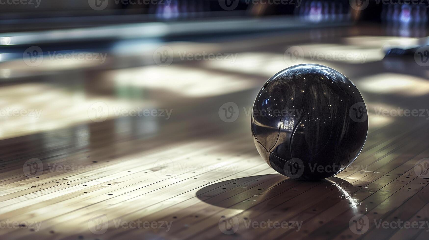 This Friends gather at a bowling alley, enjoying the lively atmosphere and competitive spirit. photo