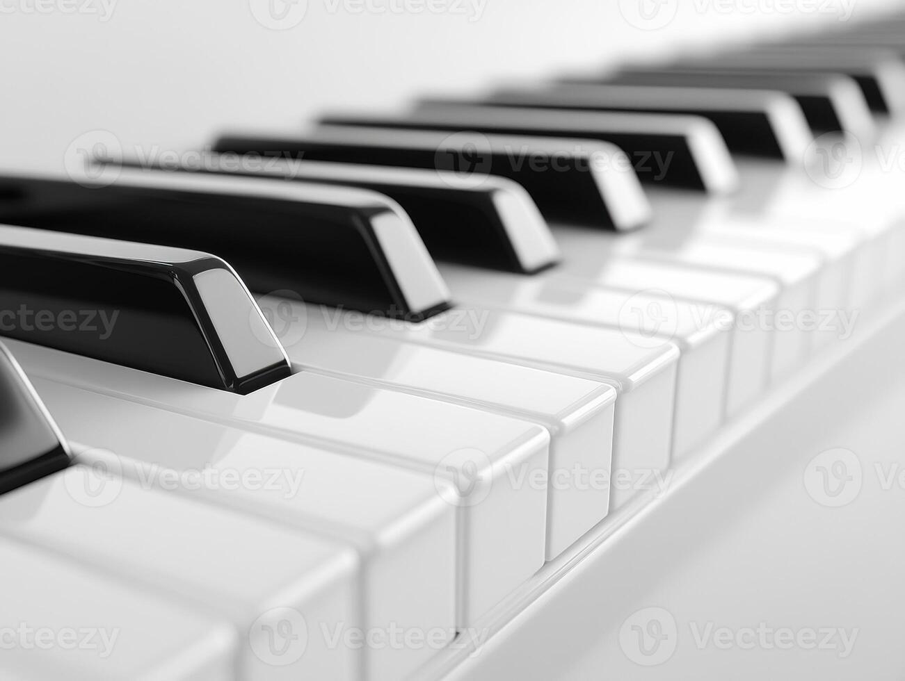 Close-up of piano keys showcasing intricate design and texture photo