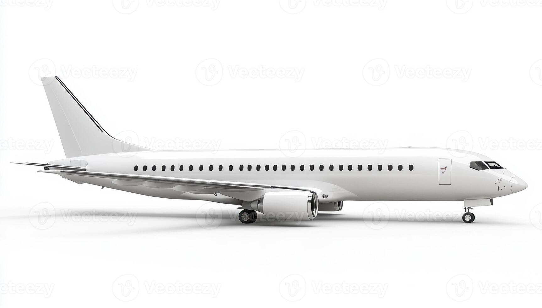 Private jet designed for luxury travel in modern aviation photo