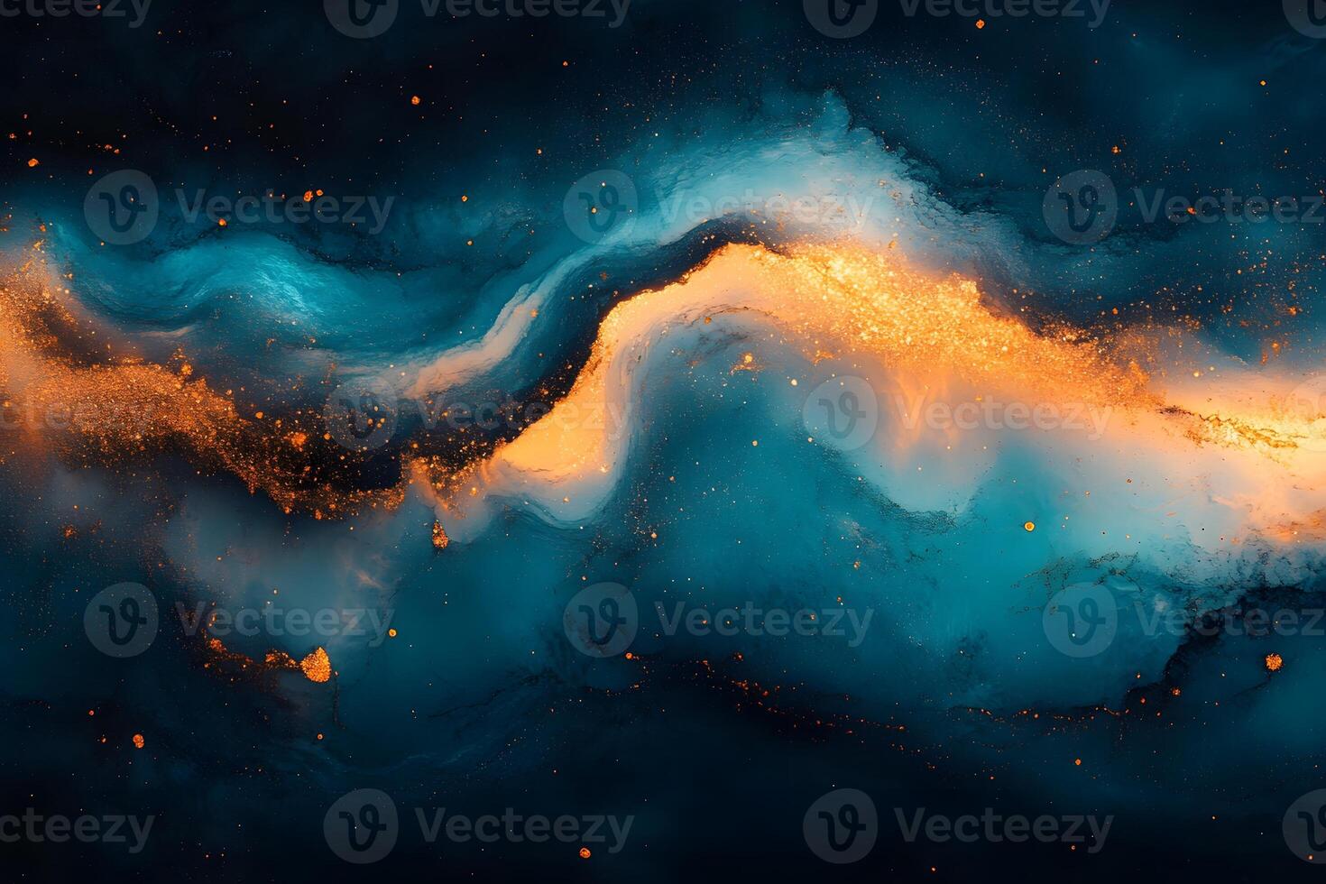 Vibrant Abstract Cosmic Flow for Art and Design Projects photo