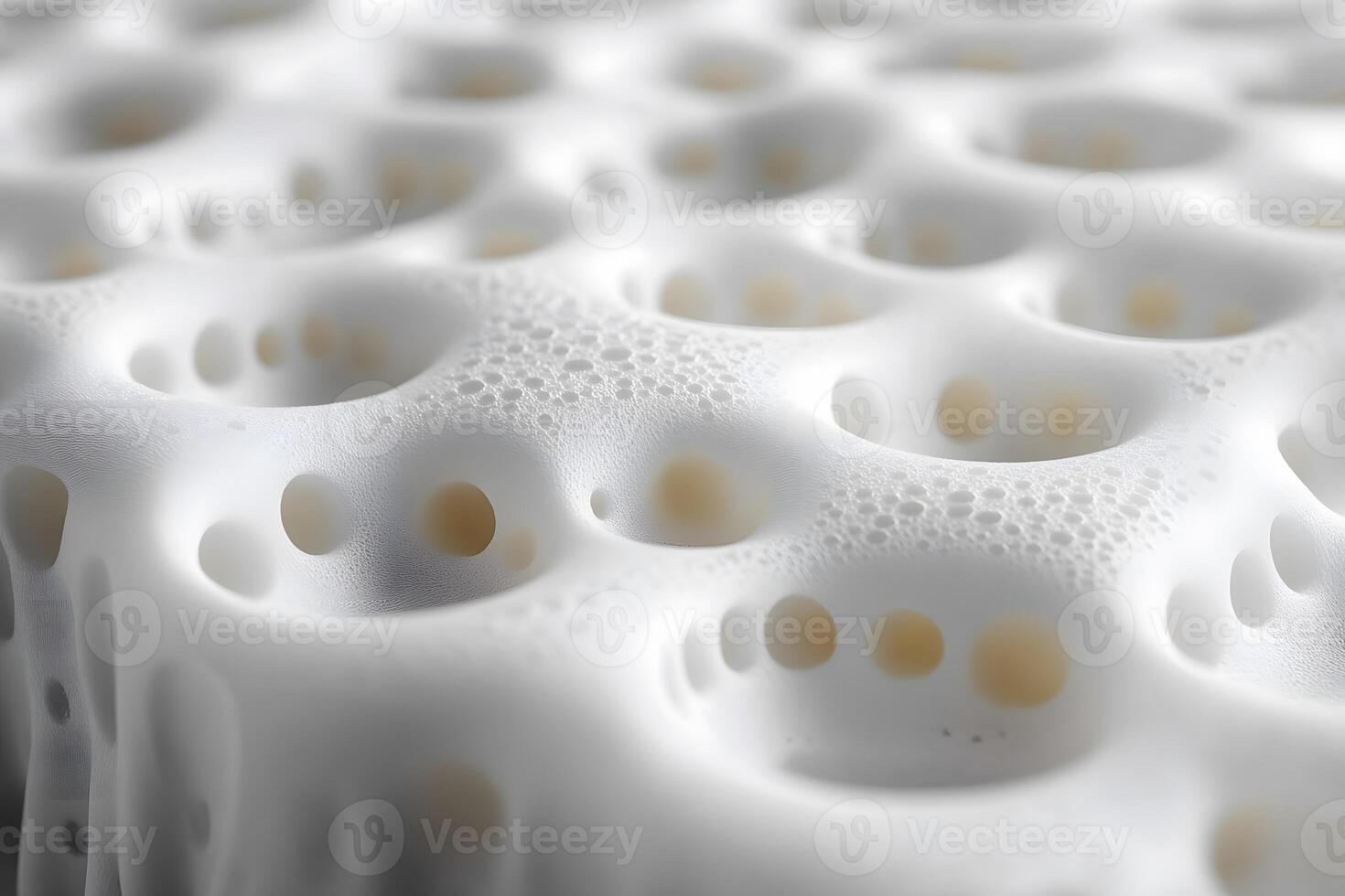 Abstract Organic Pattern with Smooth White Surface for Modern Design photo