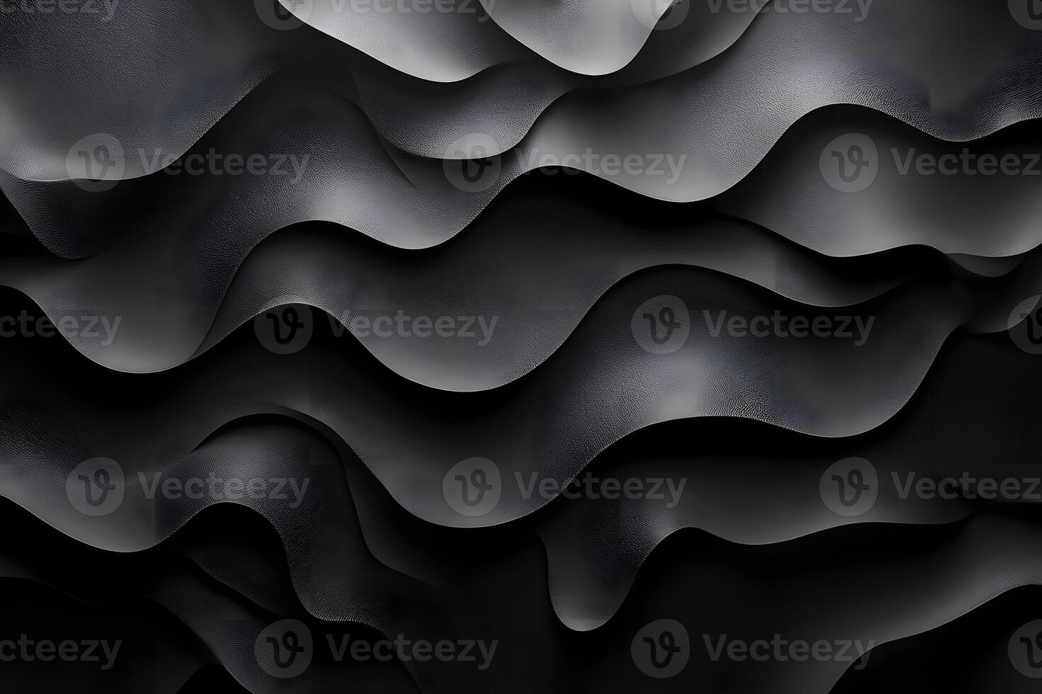 Abstract Black and Gray Wavy Pattern Modern Artistic Design for Backgrounds and Textures photo
