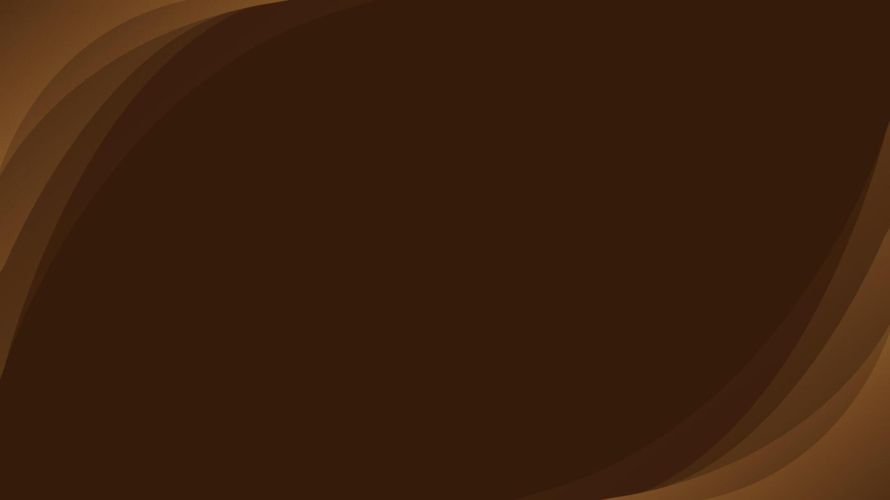 Abstract Modern Chocolate Curve Background vector