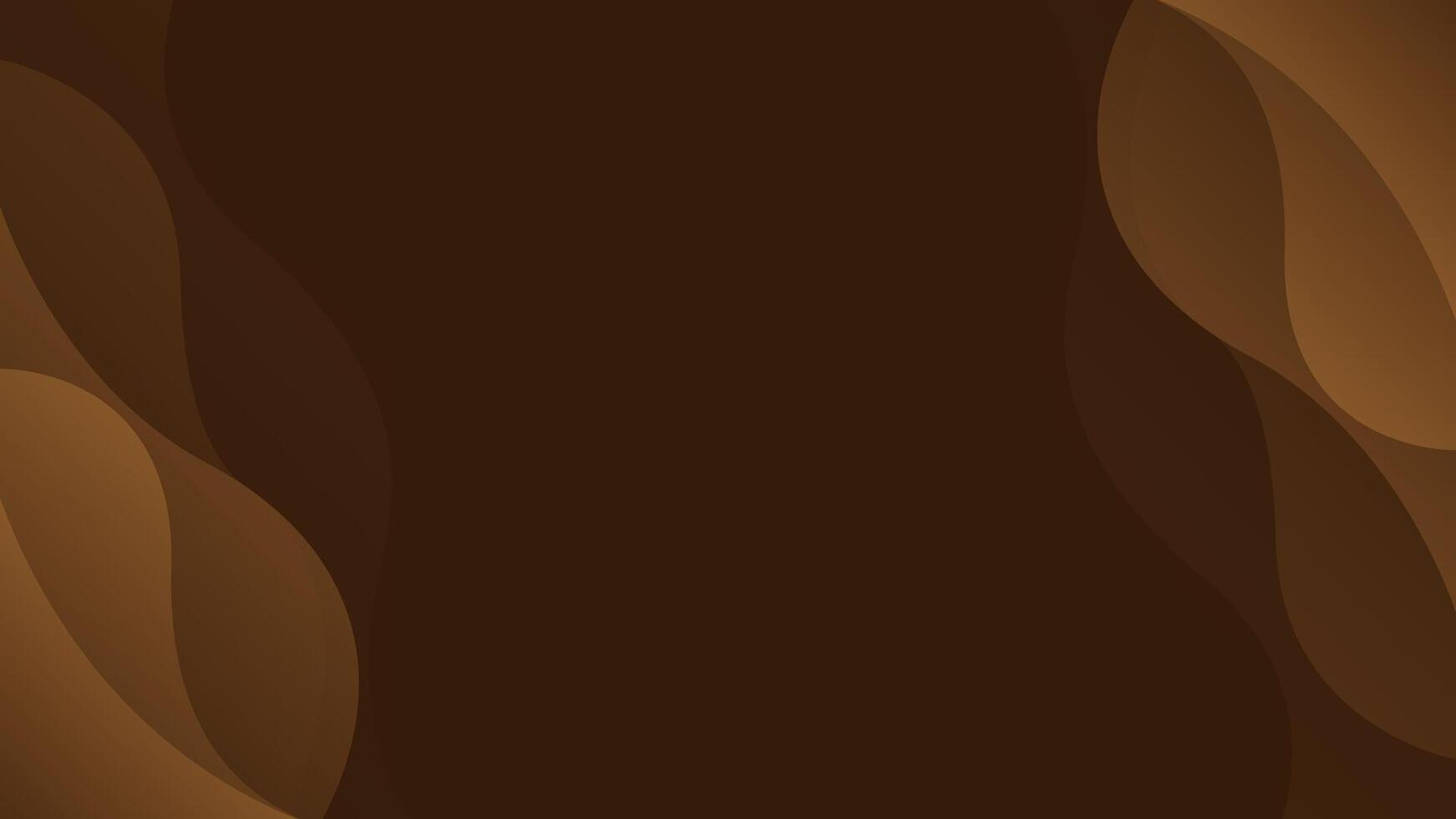 Abstract Modern Chocolate Wave Background. dynamic wallpaper. Suitable for templates, banner designs, sales, ads, events, business, websites, pages and others vector