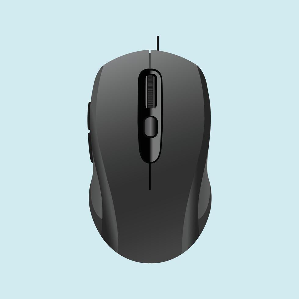 Gaming mouse design and art illustration vector
