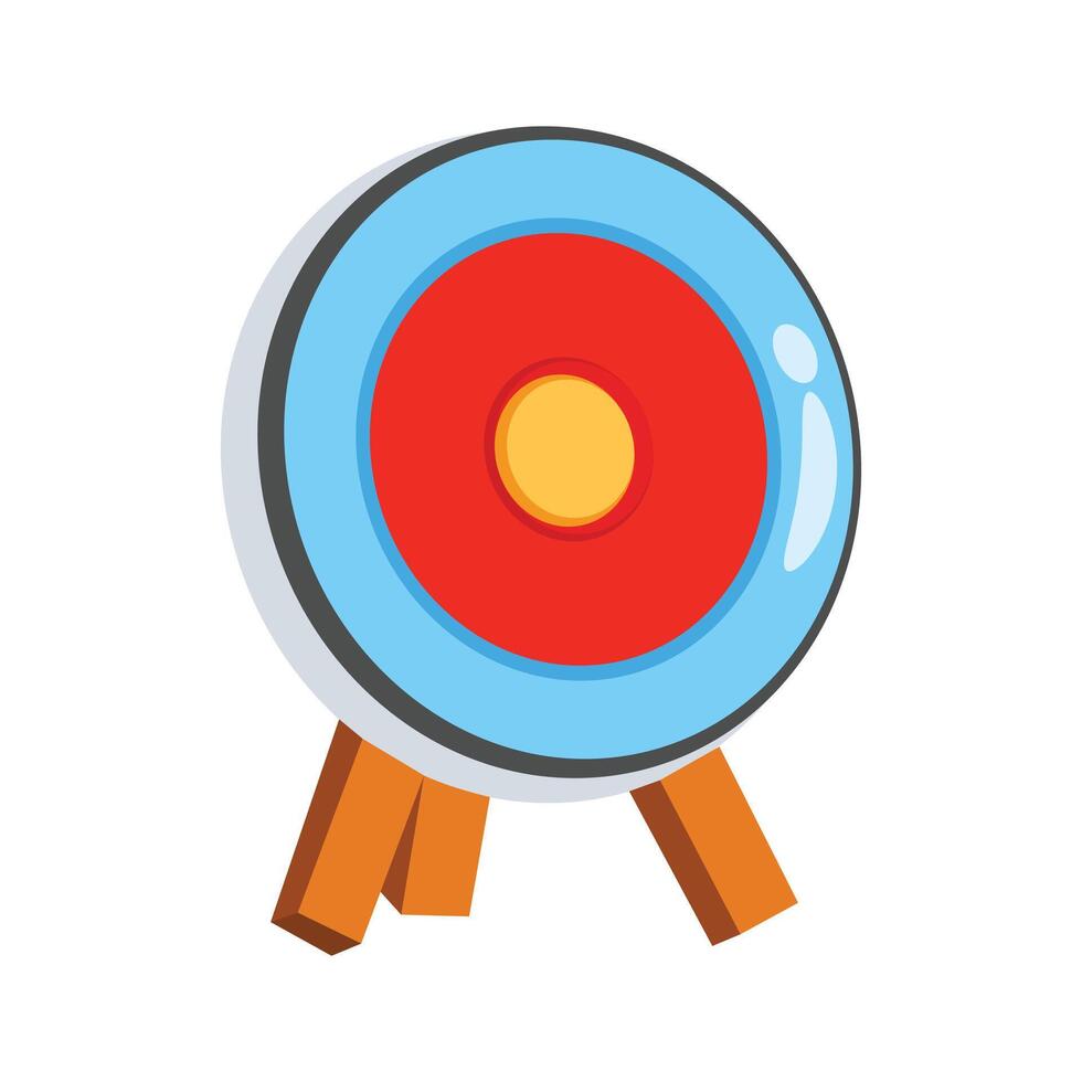 Have a look at this creatively designed 3d icon of dartboard vector